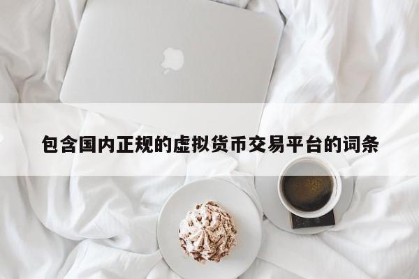 包含国内正规的虚拟货币交易平台的词条